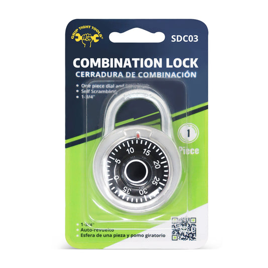 Grip Tight Tools Combination Padlock