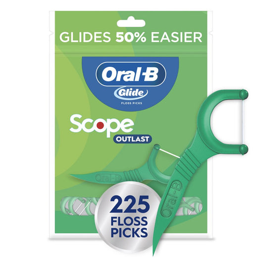 Oral-B Glide Floss Picks - Scope Outlast Mint Flavor