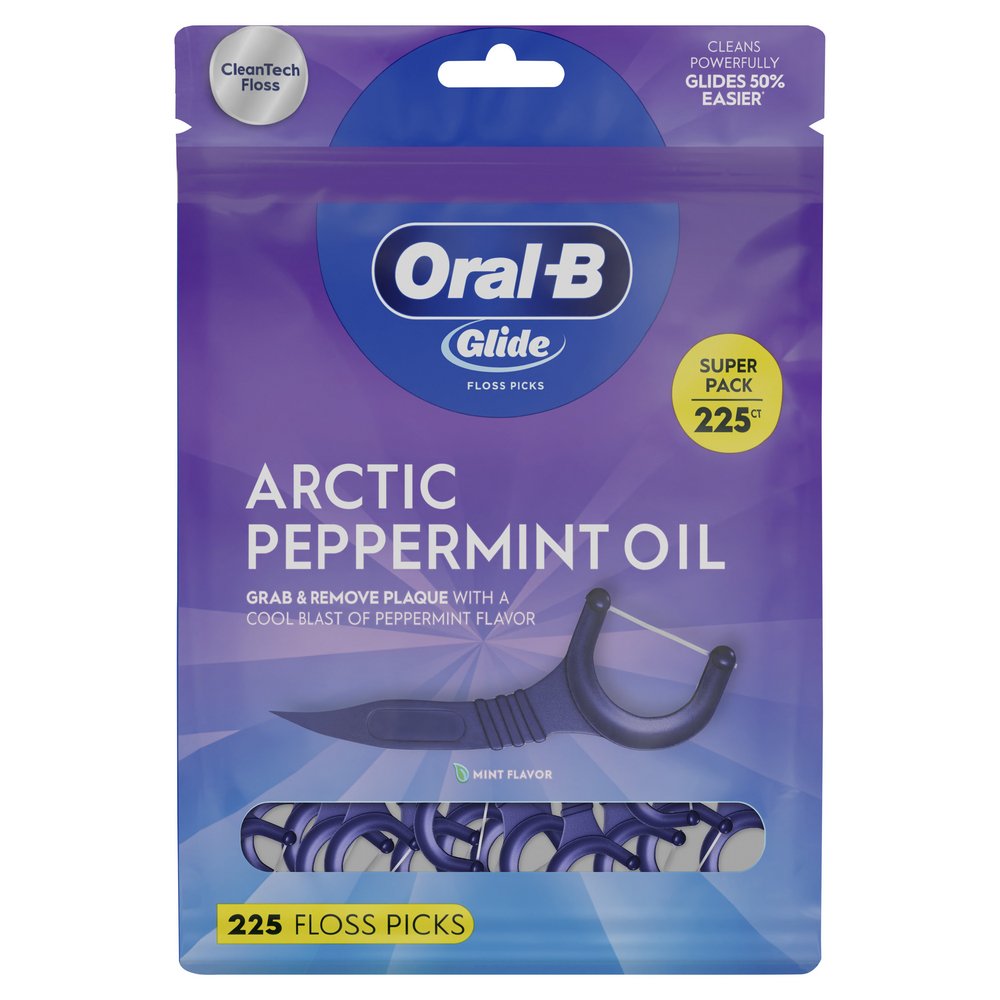 Oral-B Glide Floss Picks - Arctic Peppermint Oil