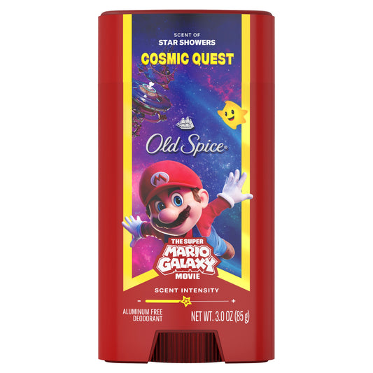 Old Spice Limited Edition Super Mario Galaxy Aluminum Free Deodorant Solid - Cosmic Quest