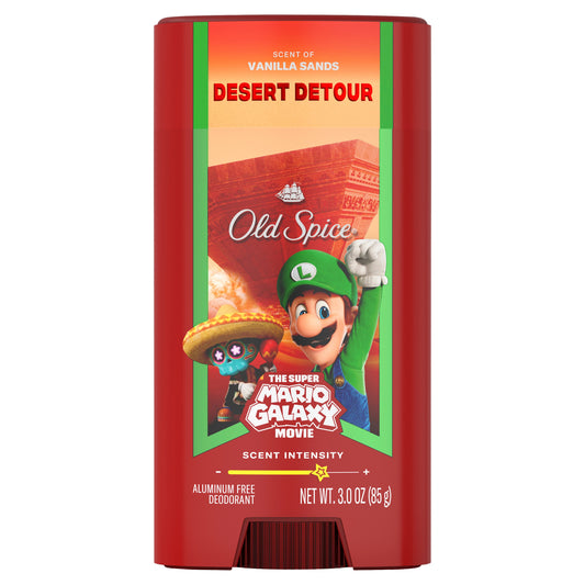 Old Spice Limited Edition Super Mario Galaxy Aluminum Free Deodorant Solid - Desert Detour