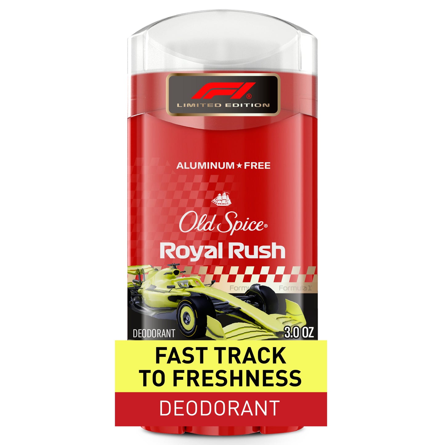 Old Spice Limited Edition F1 Aluminum Free Deodorant Solid - Royal Rush