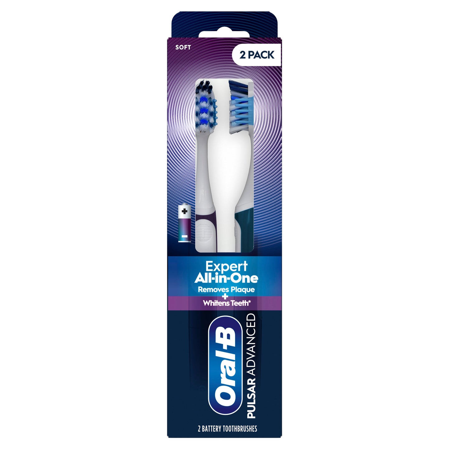 Oral-B Pulsar Advanced Battery Powered Toothbrushes - Soft