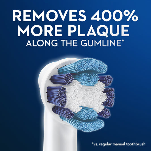 Oral-B PrecisionCleanX X-Filament Replacement Brush Heads, 4 Count