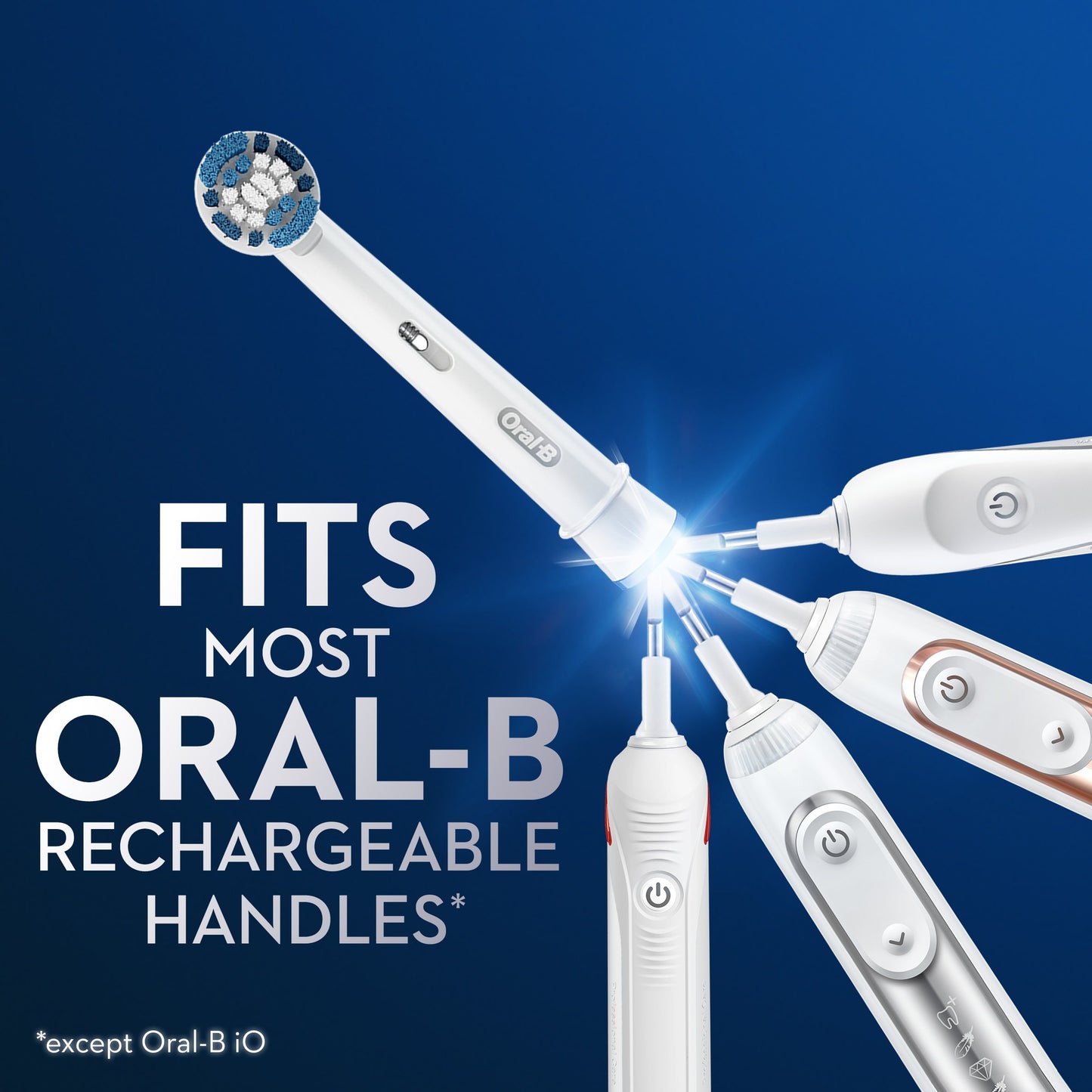Oral-B PrecisionCleanX X-Filament Replacement Brush Heads, 4 Count