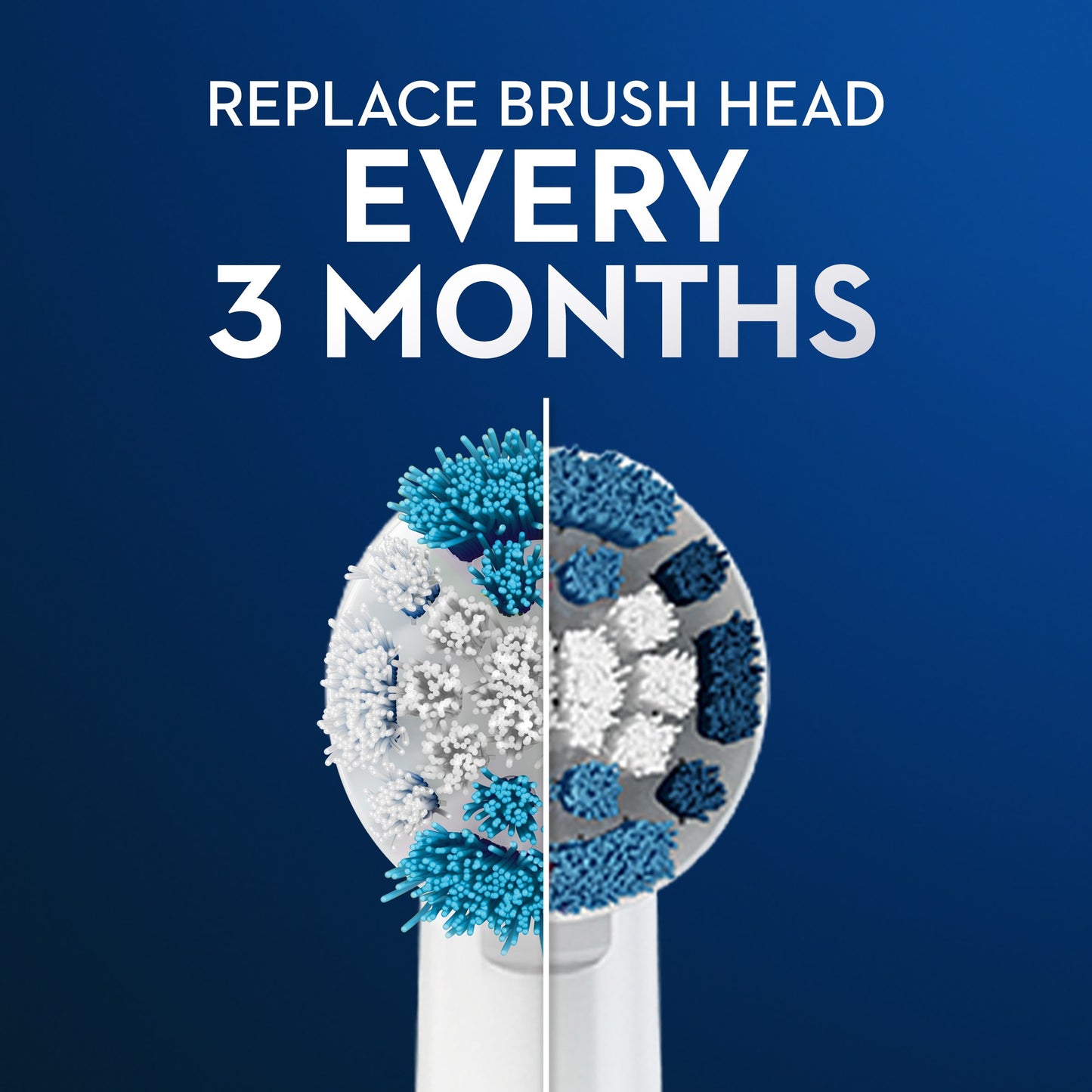 Oral-B PrecisionCleanX X-Filament Replacement Brush Heads, 4 Count