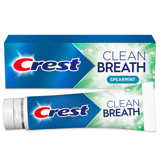 Crest Clean Breath Toothpaste - Spearmint