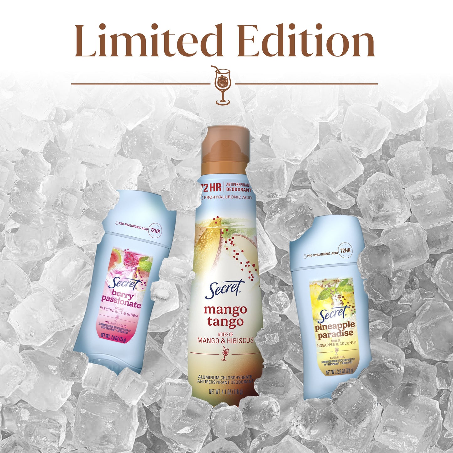 Secret 72 Hr Invisible Solid Antiperspirant Deodorant - Pineapple Paradise