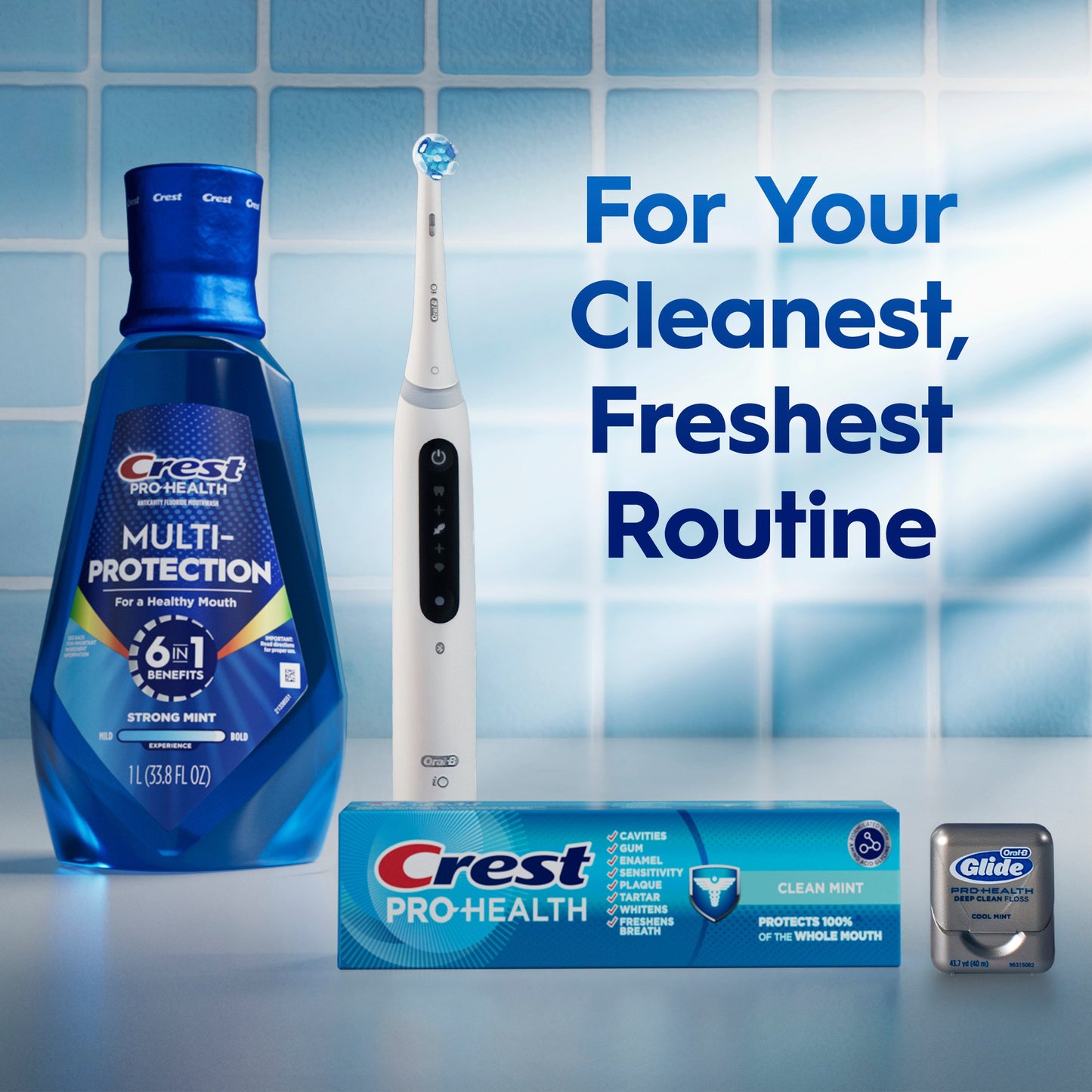 Crest Pro-Health Multi-Protection Mouthwash -  Strong Mint