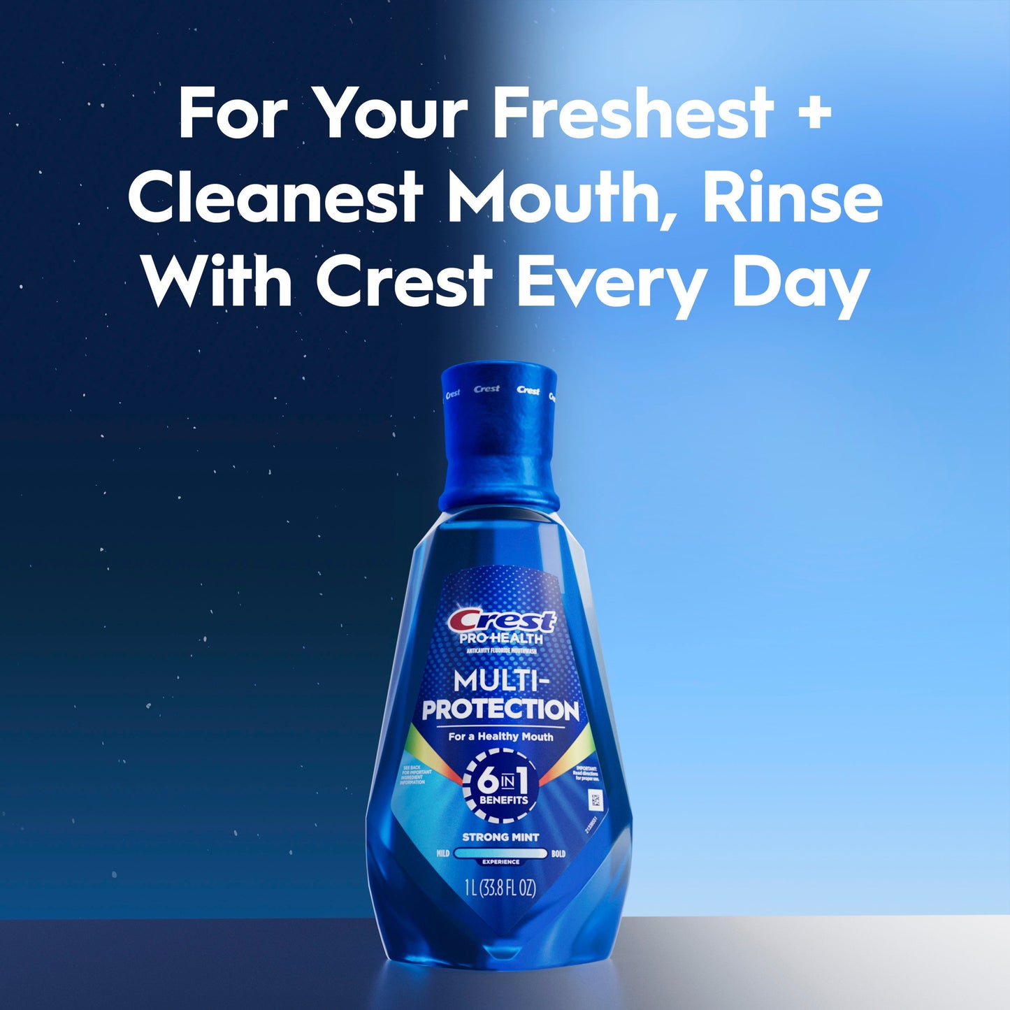 Crest Pro-Health Multi-Protection Mouthwash -  Strong Mint