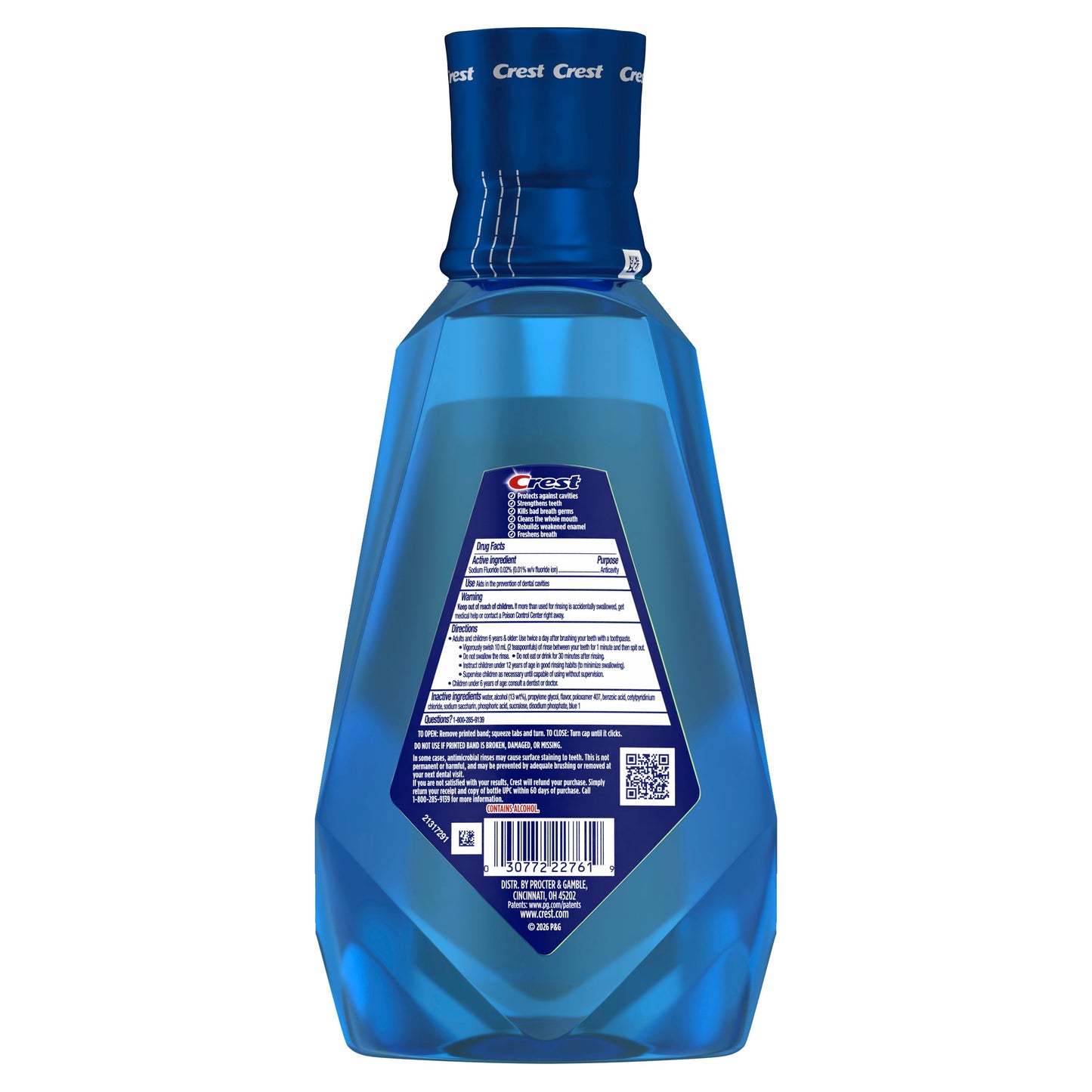 Crest Pro-Health Multi-Protection Mouthwash -  Strong Mint