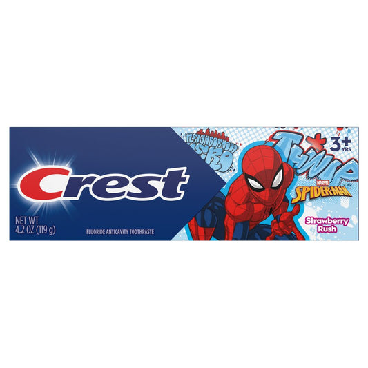 Crest Kids Spiderman Toothpaste - Strawberry Rush