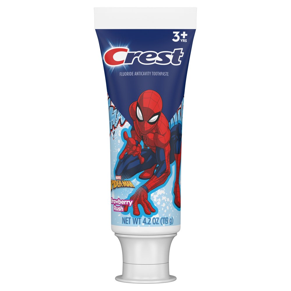 Crest Kids Spiderman Toothpaste - Strawberry Rush