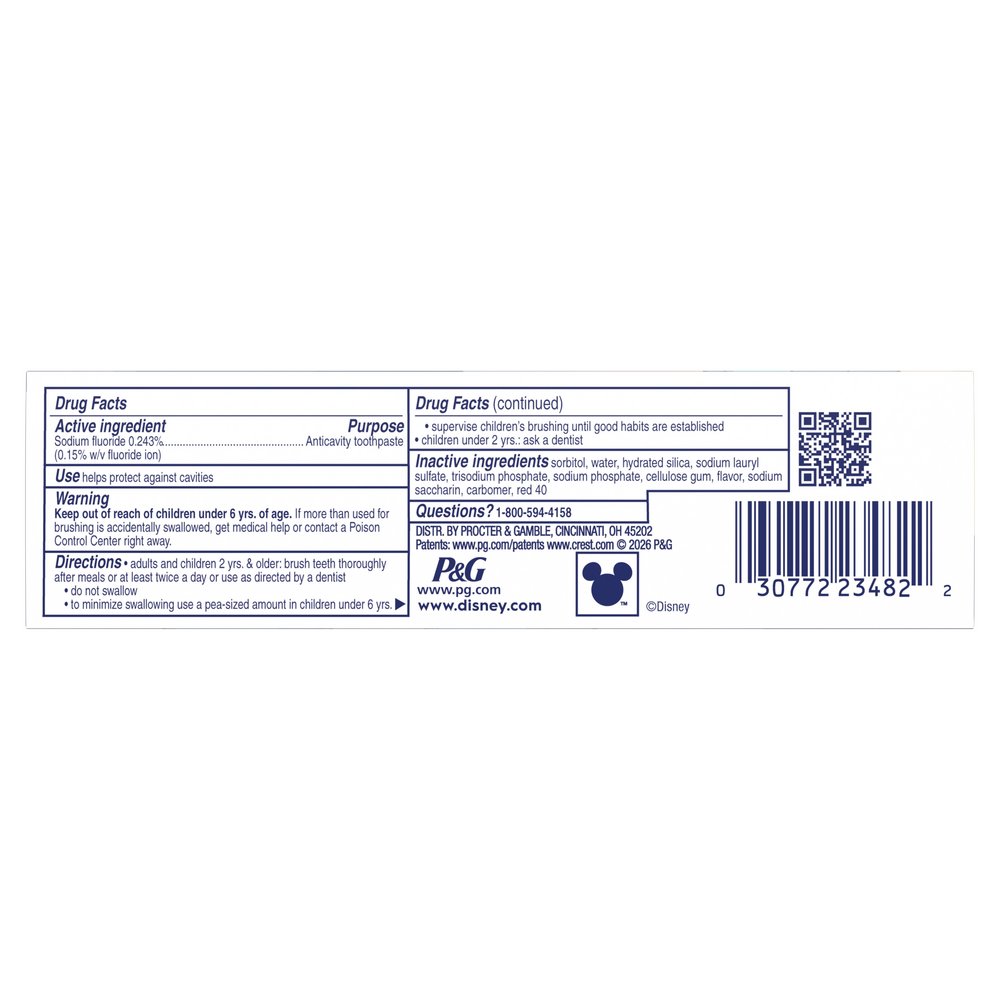 Crest Kids Stitch Toothpaste - Strawberry Rush