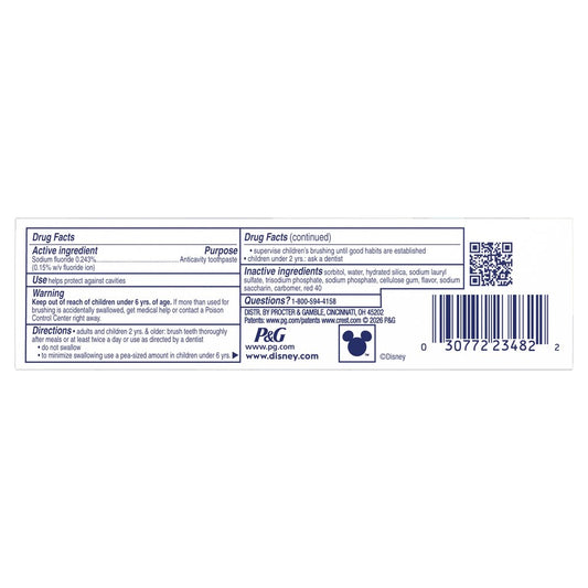Crest Kids Stitch Toothpaste - Strawberry Rush