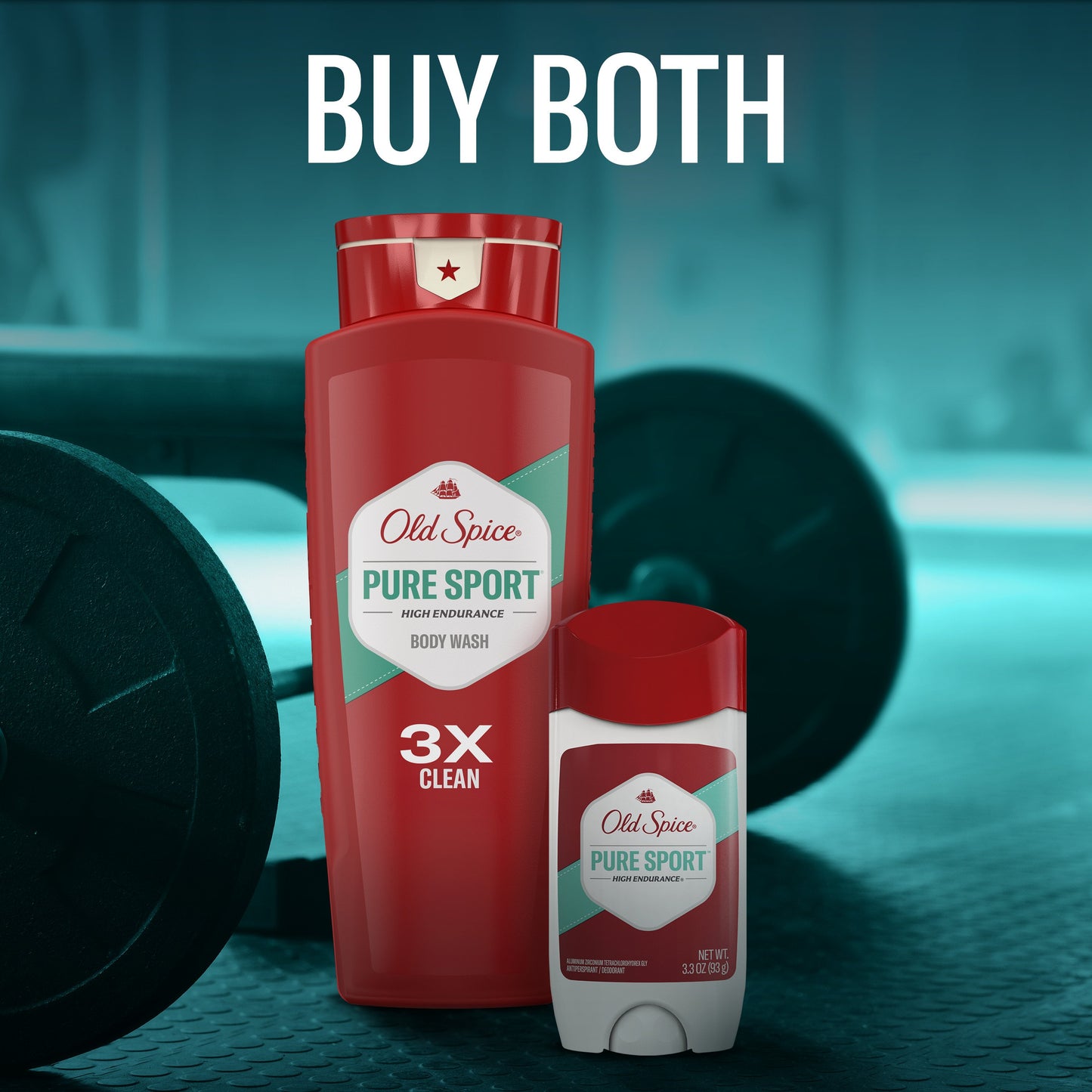 Old Spice Men's Antiperspirant Deodorant - Pure Sport, 3 pk