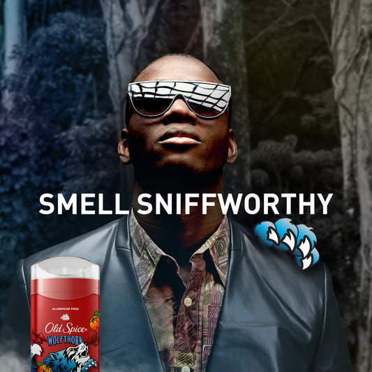 Old Spice Aluminum Free Deodorant Solid - Wolfthorn, 2 pk