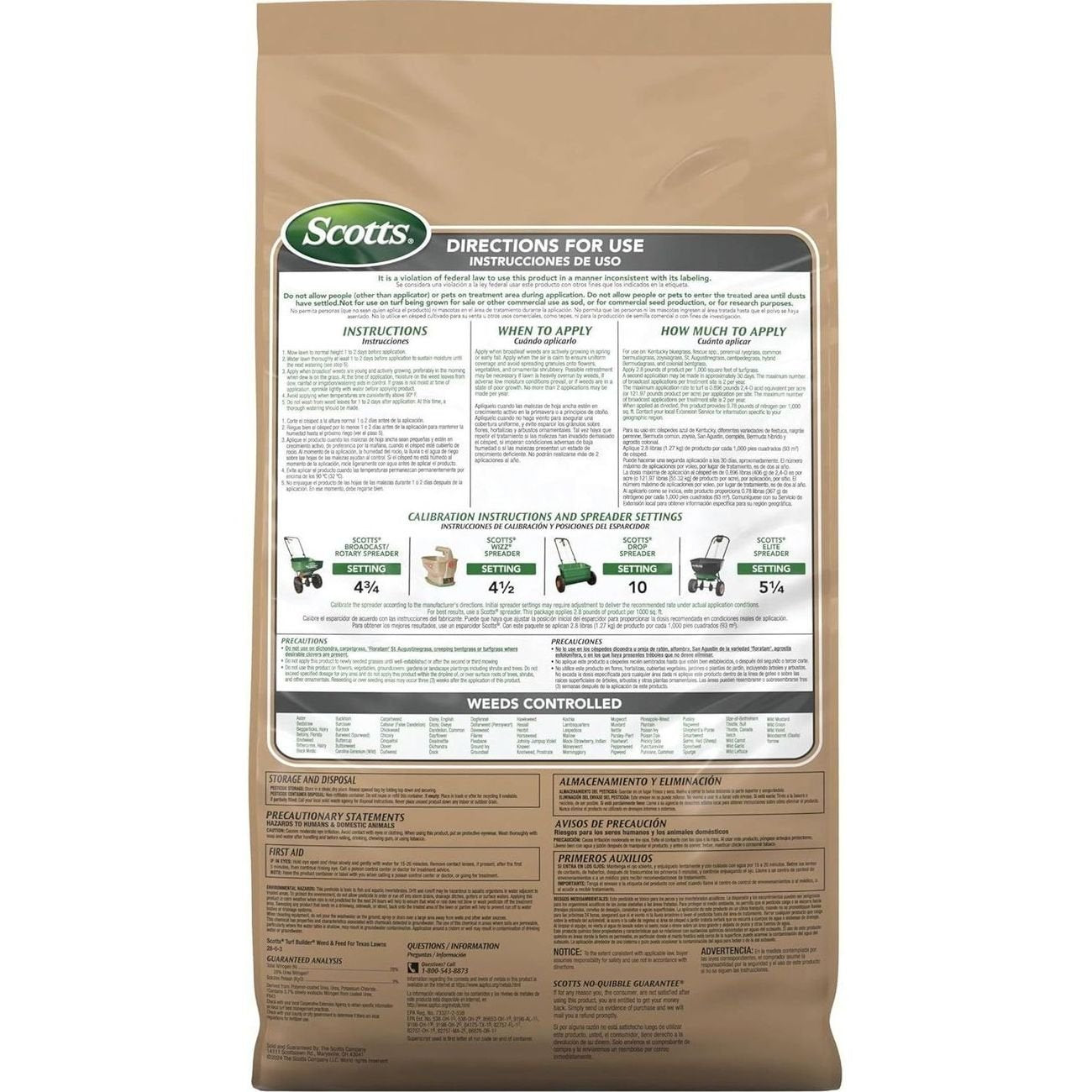 Scotts Turf Builder Weed & Feed