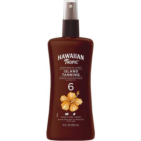 Hawaiian Tropic Island Tanning Sunscreen Oil Spray - SPF 6