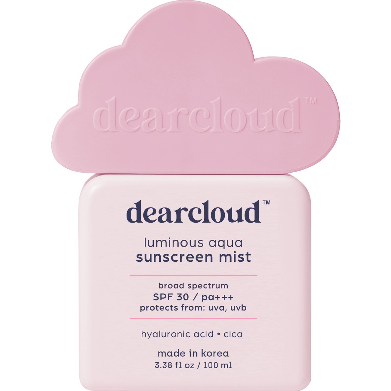 Dearcloud Luminous Aqua Sunscreen Mist - SPF 30