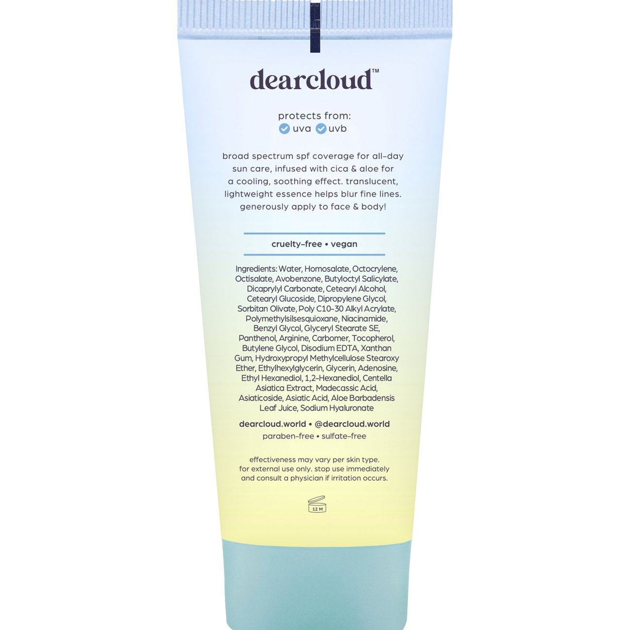 Dearcloud Tone Blur Face & Body Essence Sunscreen - SPF 50