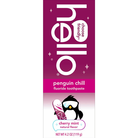 Hello Penguin Chill Toothpaste - Cherry Mint