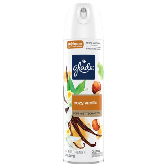 Glade Aerosol Air Freshener - Cozy Vanilla