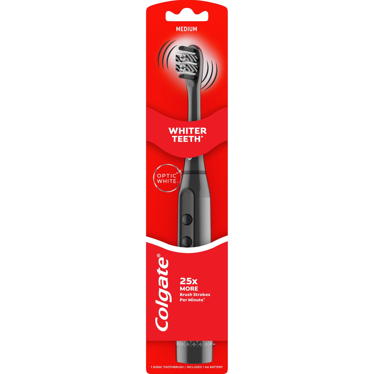 Colgate Optic White Sonic Toothbrush - Medium
