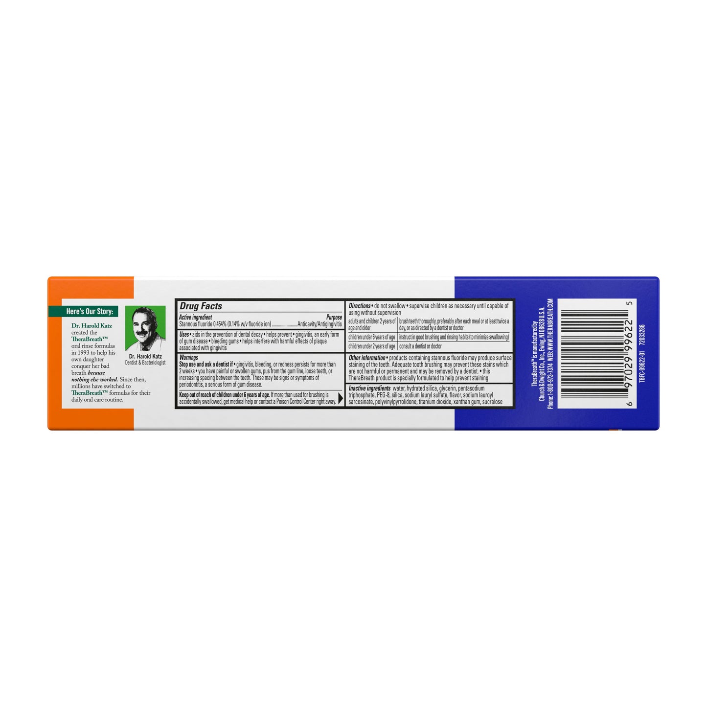 TheraBreath Healthy Gums Toothpaste - Clean Mint
