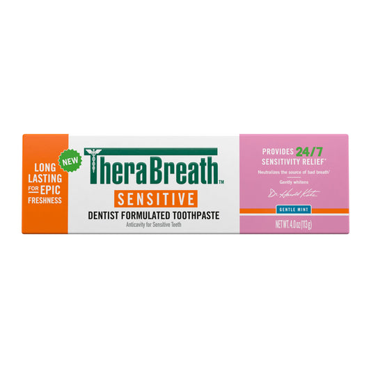 TheraBreath Sensitive Toothpaste - Gentle Mint
