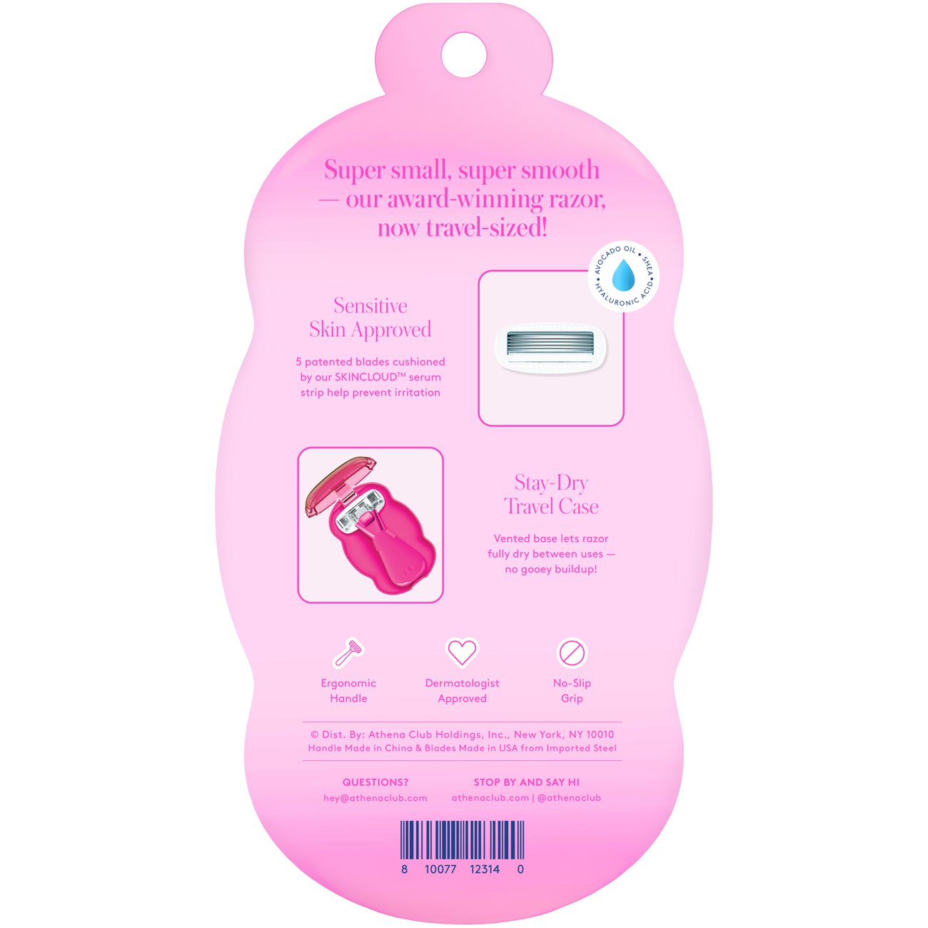 Athena Club Travel Size The Mini 5 Blade Razor