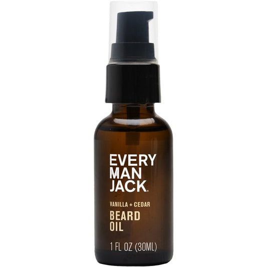 Every Man Jack Beard Oil - Vanilla & Cedar