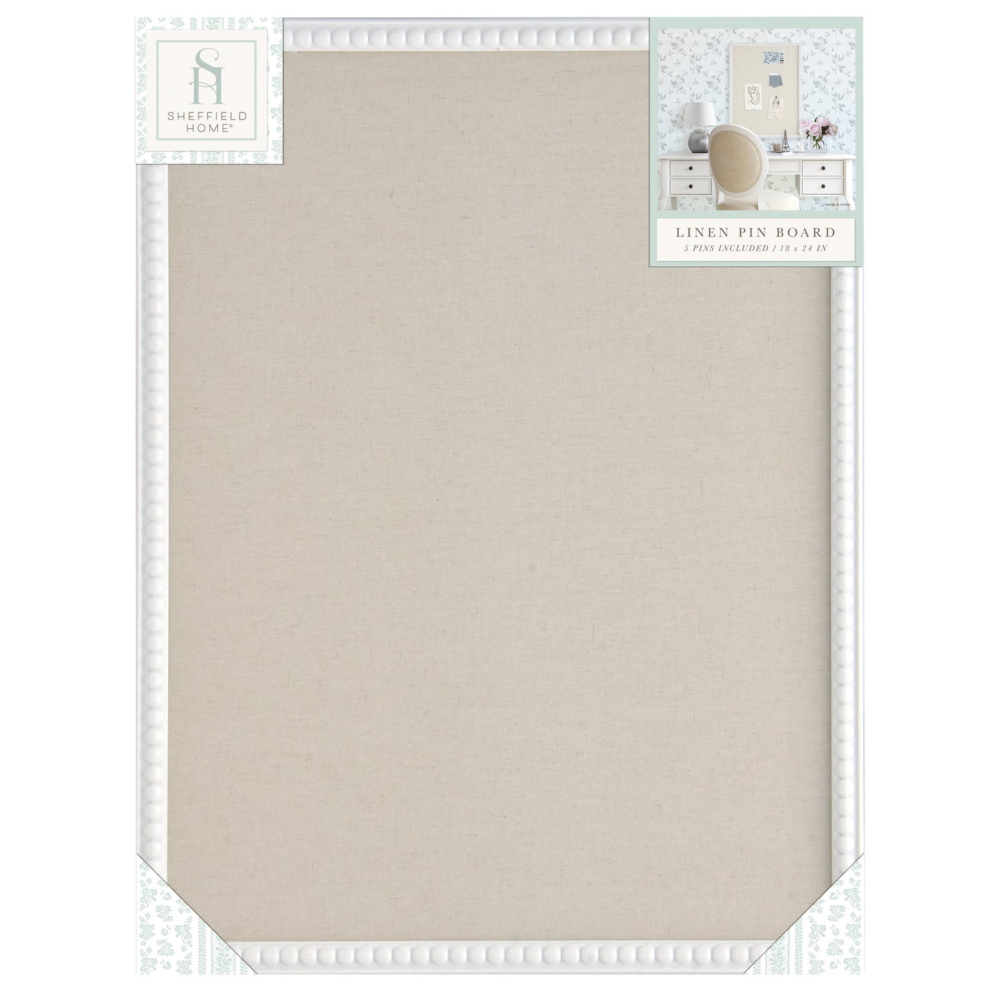 Sheffield Home Linen Pin Board