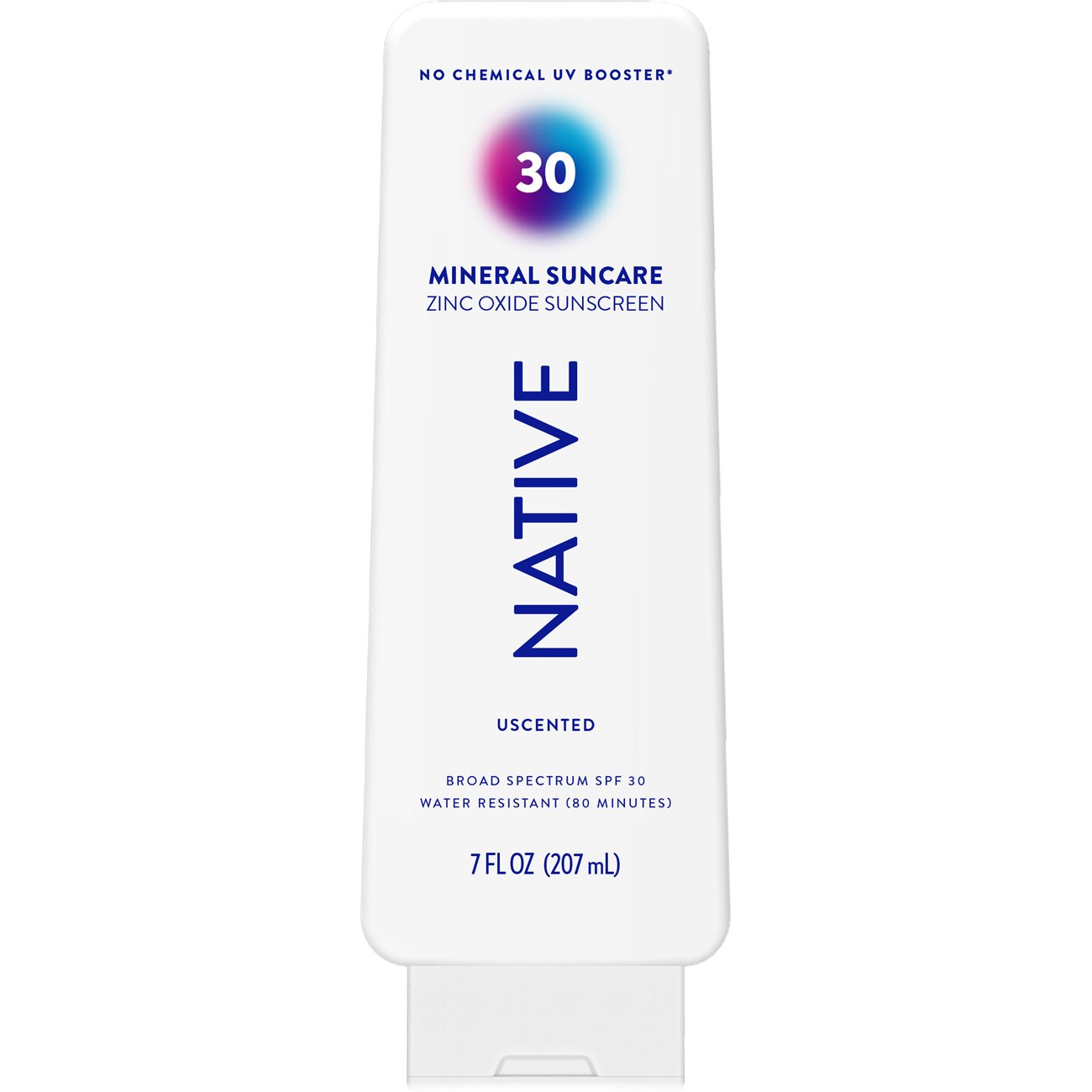 Native Mineral Zinc Oxide Sunscreen Lotion - SPF 30, Unscented