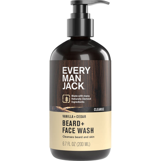 Every Man Jack Beard & Face Wash - Vanilla & Cedar