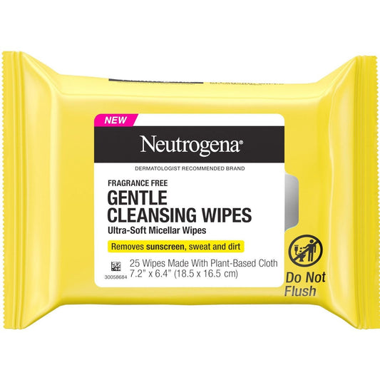 Neutrogena Fragrance Free Gentle Cleansing Micellar Wipes
