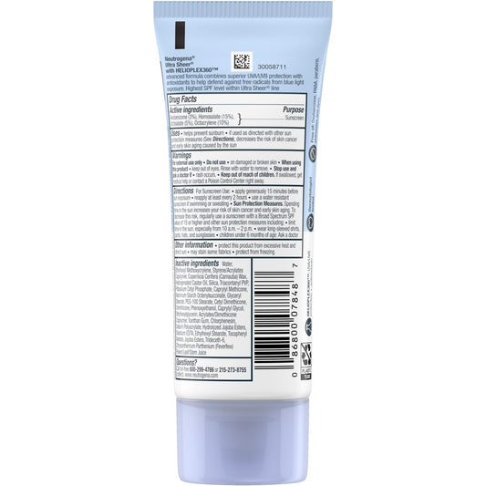 Neutrogena Ultra Sheer Dry-Touch Sunscren - SPF 100
