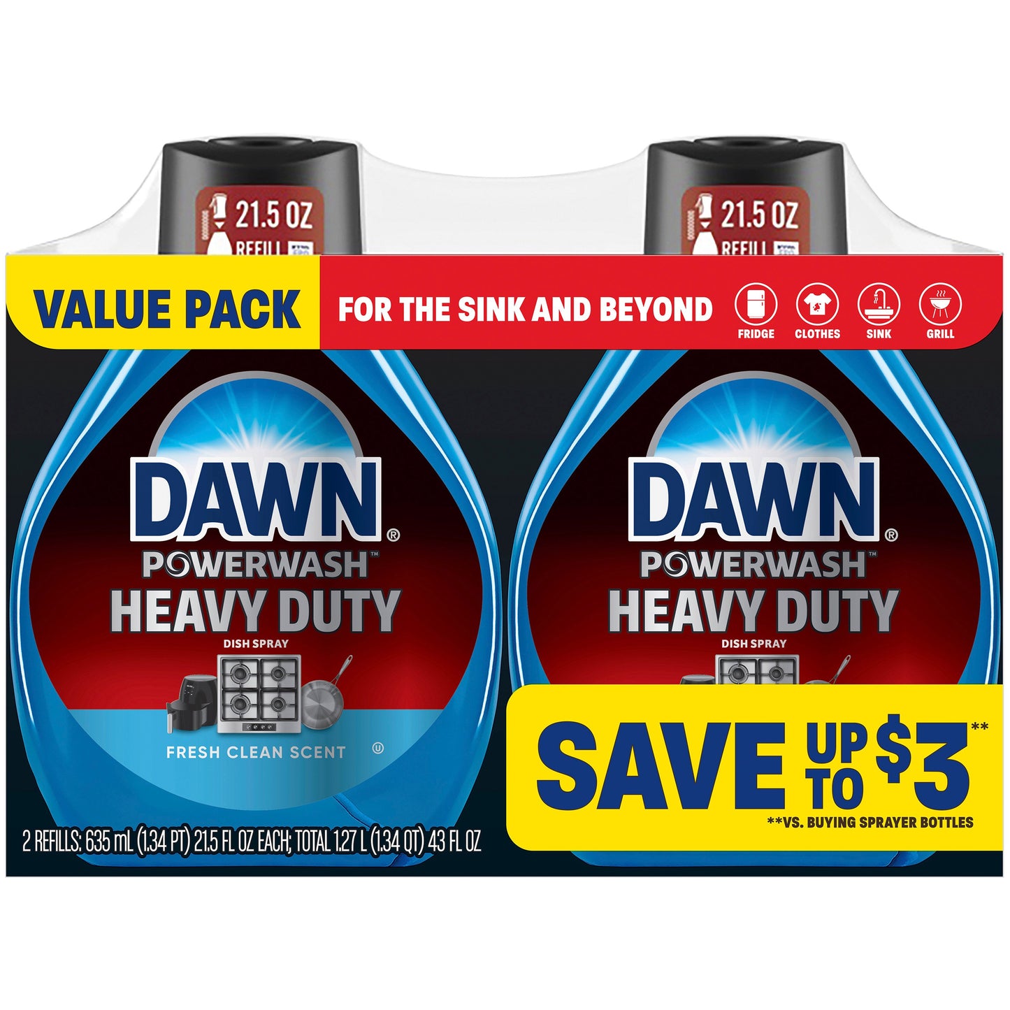 Dawn Powerwash Heavy Duty Dish Spray Refill