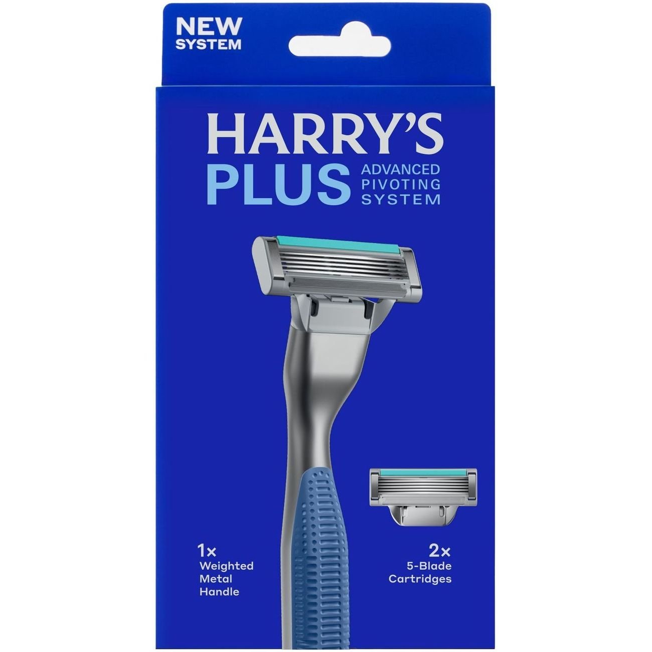 Harry's Plus Pivoting Razor & 5-Blade Refills