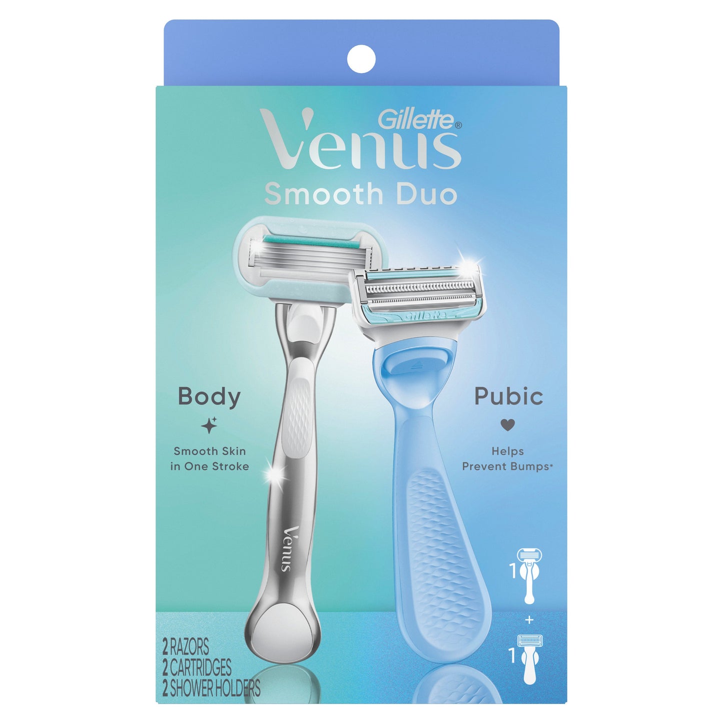 Gillette Venus Women's Body & Bikini Smooth Duo Razor Set