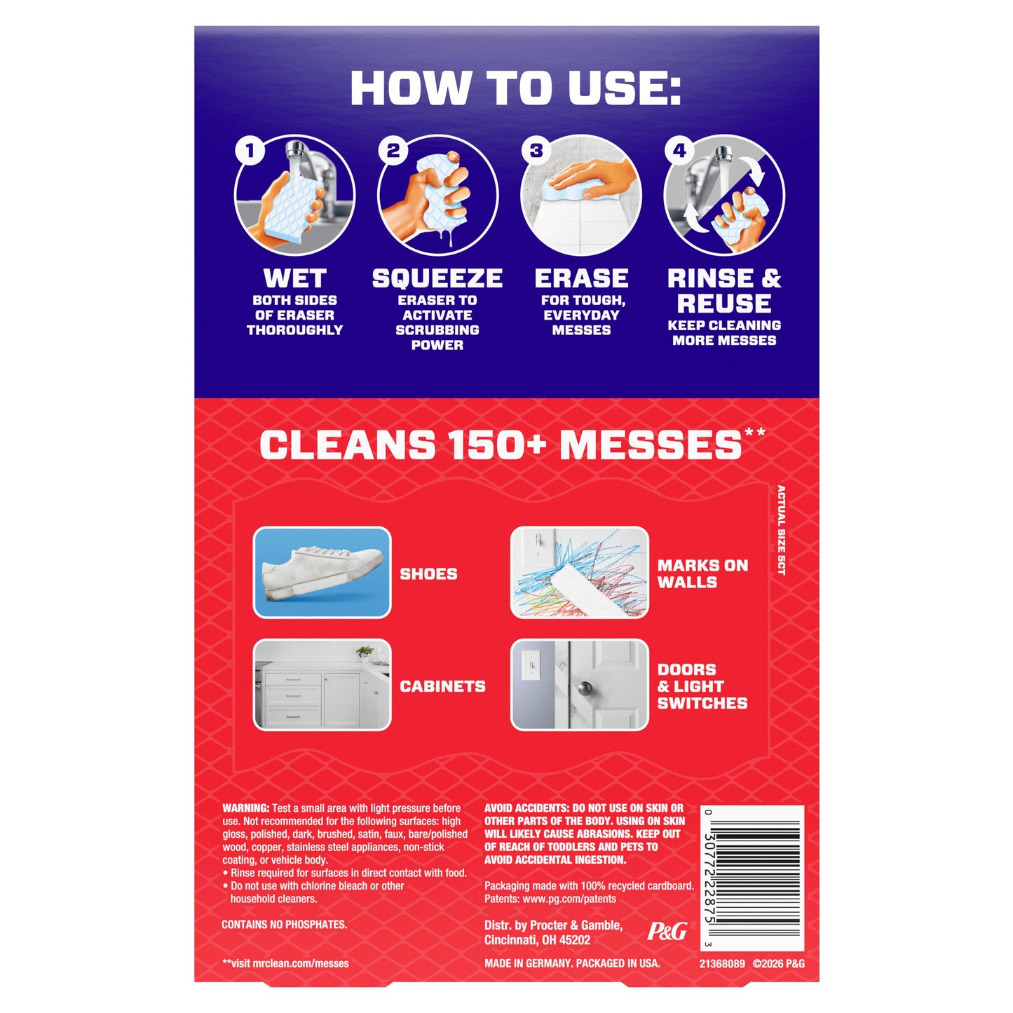 Mr. Clean Magic Eraser Whole Home Extra Durable