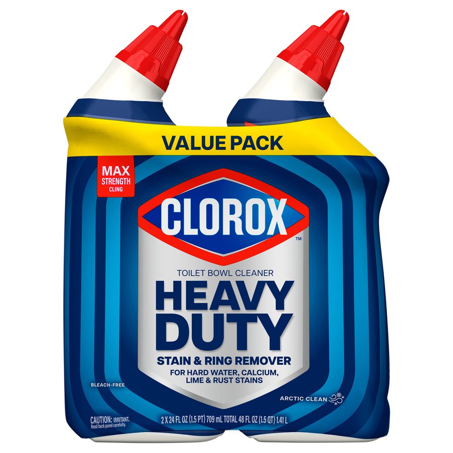 Clorox Toilet Bowl Cleaner Arctic Clean Heavy Duty Value Pack