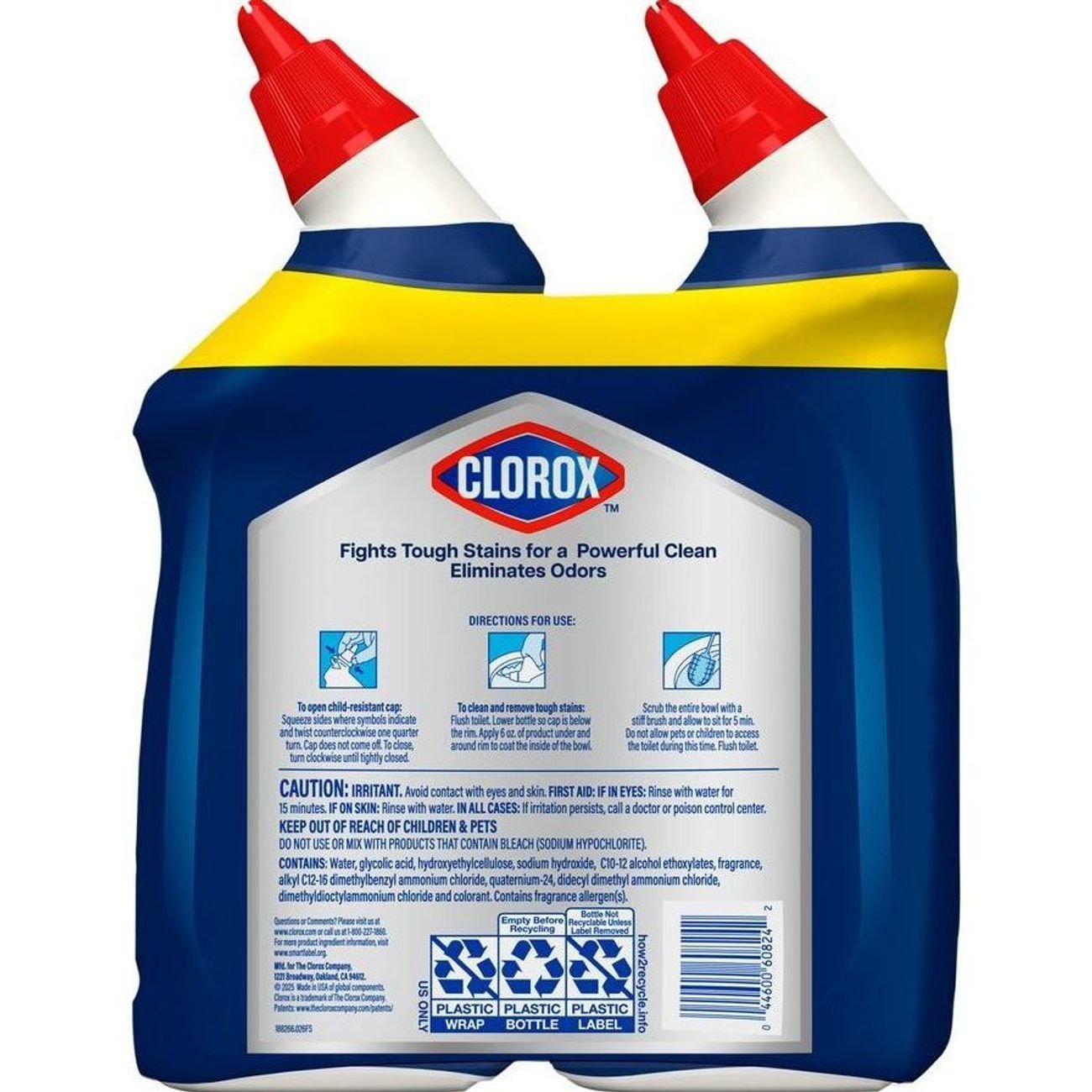 Clorox Toilet Bowl Cleaner Arctic Clean Heavy Duty Value Pack