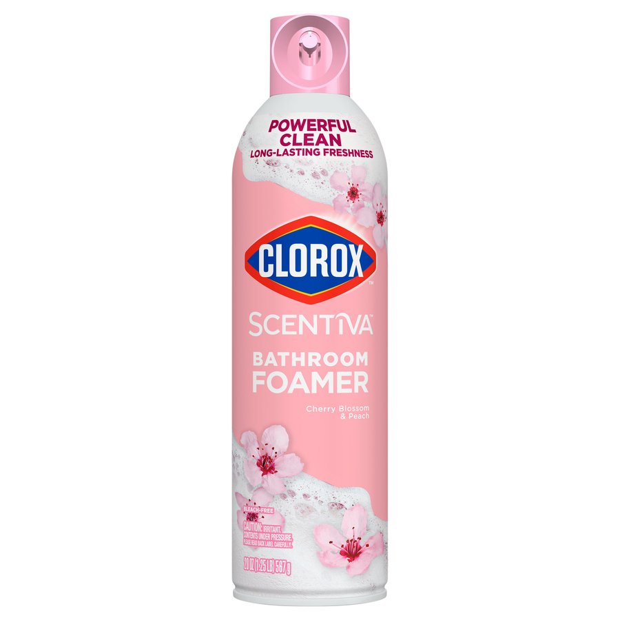 Clorox Scentiva Bathroom Foamer - Cherry Blossom & Peach