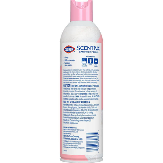 Clorox Scentiva Bathroom Foamer - Cherry Blossom & Peach