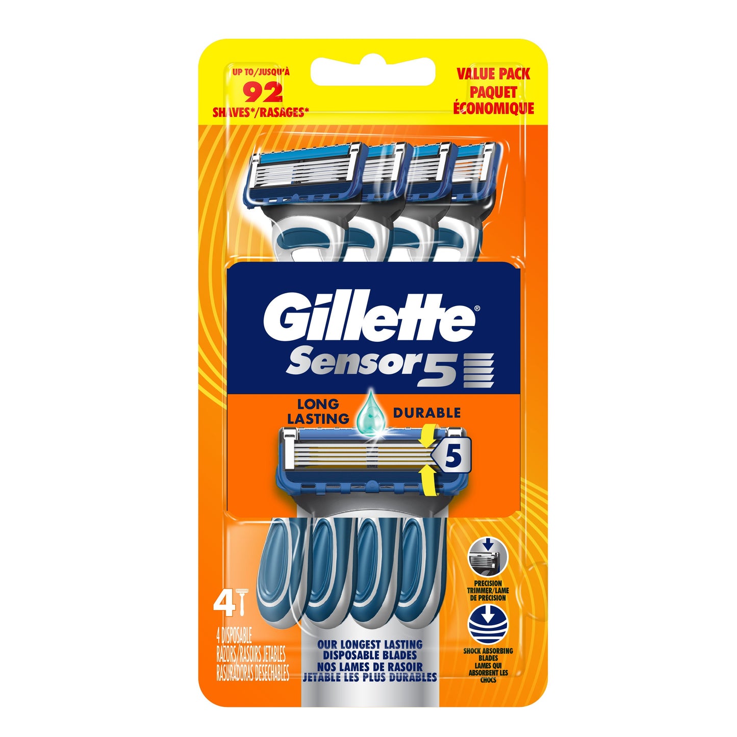 Gillette Sensor5 Men's Disposable Razors