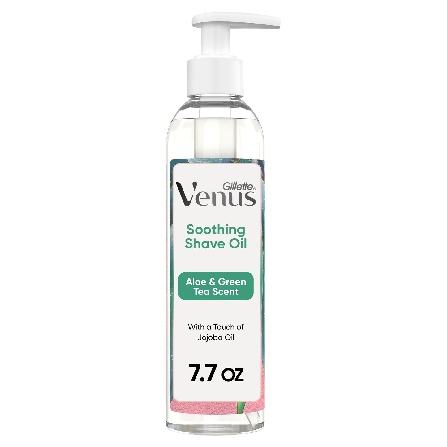 Gillette Venus Women's Soothing Shave Oil - Aloe & Green Tea
