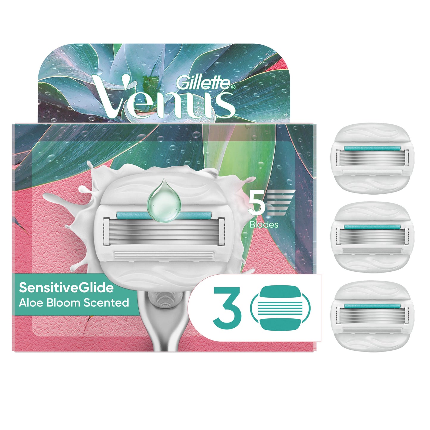Gillette Venus SensitiveGlide Women's Blade Refills
