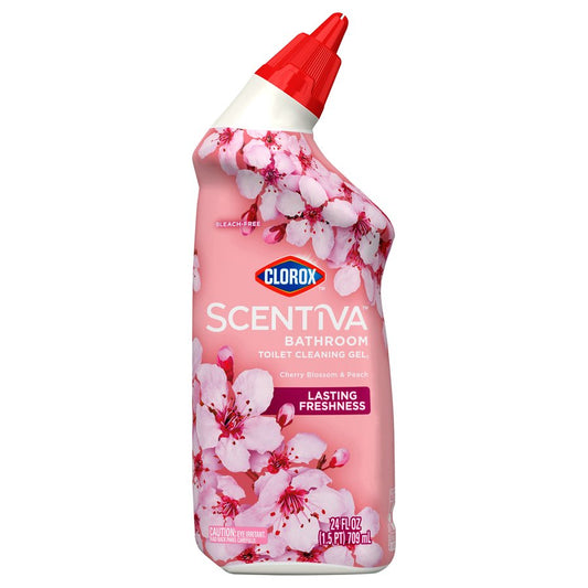 Clorox Scentiva Toilet Bowl Cleaner - Cherry Blossom & Peach