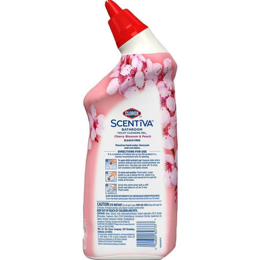 Clorox Scentiva Toilet Bowl Cleaner - Cherry Blossom & Peach
